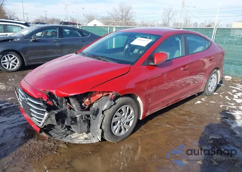 2017 Hyundai Elantra Se from USA, damaged, VIN 5NPD74LFXHH065537